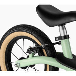 Tylne koło z hamulcem V-brake i regulowane siodełko w rowerku PUKY LR Light BR – zielony kolor"