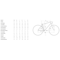 Rower MERIDA SILEX 400 2026- geometria ramy