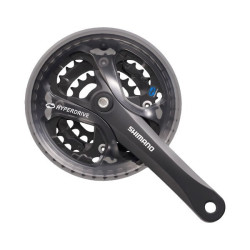 Korba Shimano ACERA M361 175 mm 42/32/22T czarna - widok z przodu