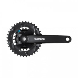 Korba Shimano FC-M315 7/8rz 36/22T 175 mm - widok z przodu