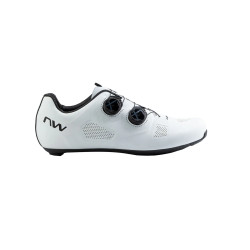 Buty rowerowe Northwave REVOLUTION białe - widok z boku