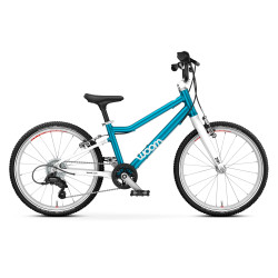 Rower dziecięcy Woom 20" GO 4 niebieski - widok z boku