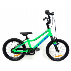 Rower dziecięcy Storm Rocky Light 1S 16" zielony - widok od boku