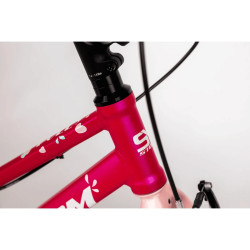 Rower dziecięcy Storm Polly Light 1S 16" ciemno różowy - widok z bliska