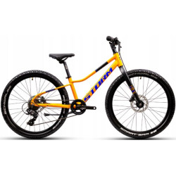 Rower górski Storm Rocky 2D 24" 7s pomarańczowy - widok od boku