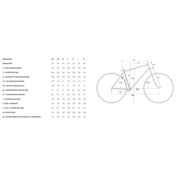 Rower szosowy Merida REACTO 6000-geometria.
