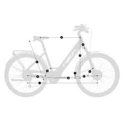 Rower elektryczny Neon GLOW – minimalistyczny e-bike miejski z paskiem napędowym